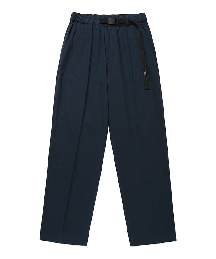 COTTON BELTED PANTS[NAVY]